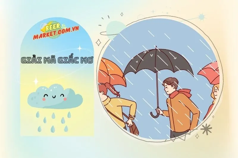 Con số may mắn khi nằm mơ thấy mưa