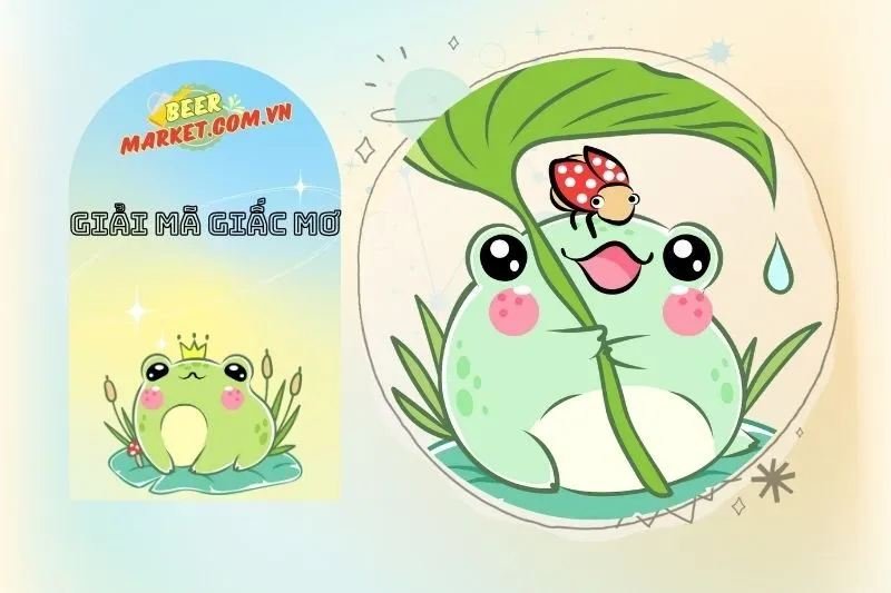 Mơ thấy ếch màu xanh